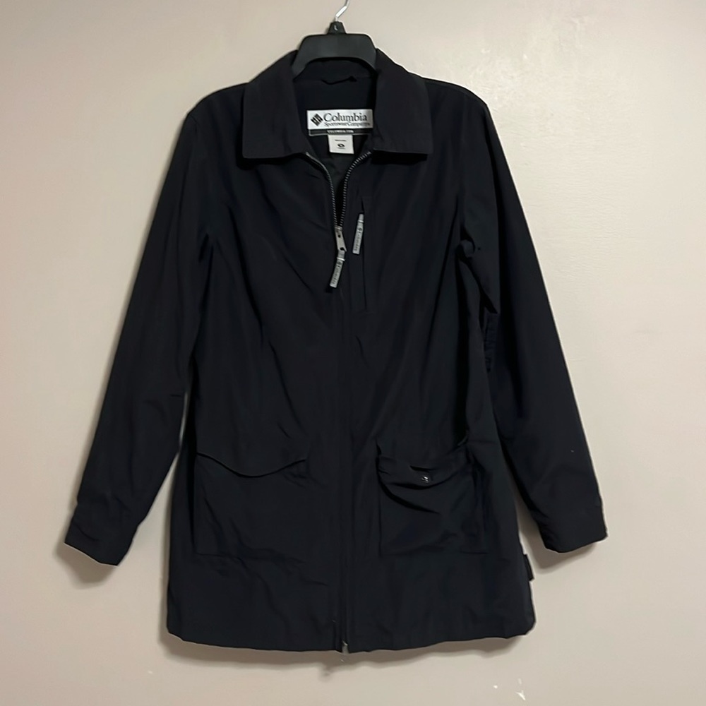Columbia Utility Water Resistant Jacket Navy Size Medium